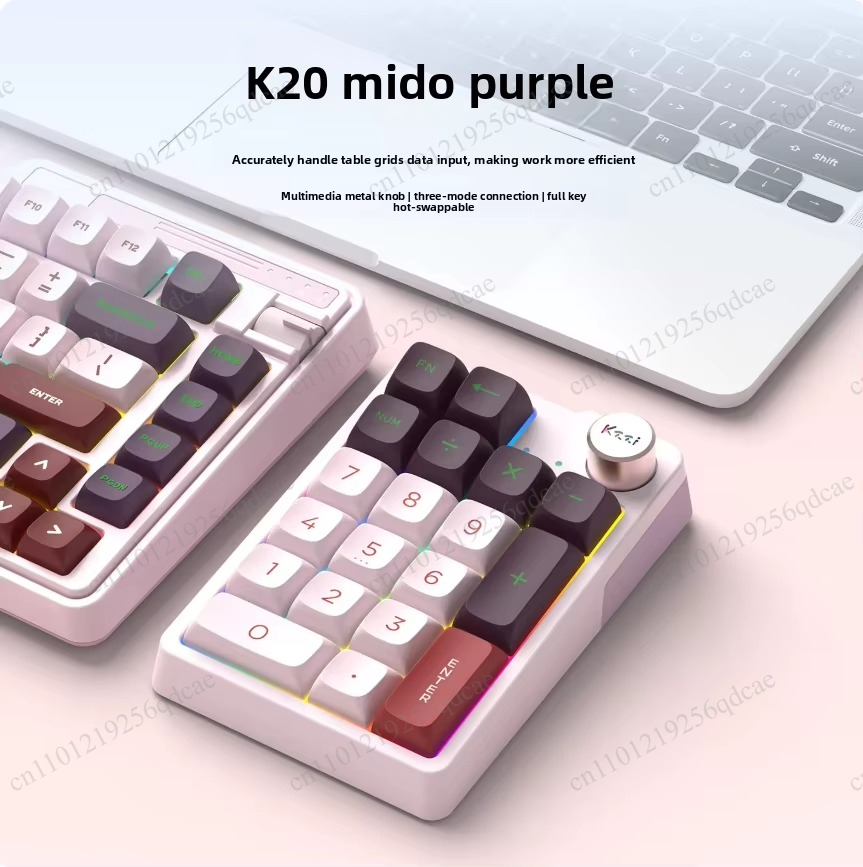 Gaming Keyboard Bluetooth - Kzzi K20 Mini-toetsenbord, drie modi, draadloos