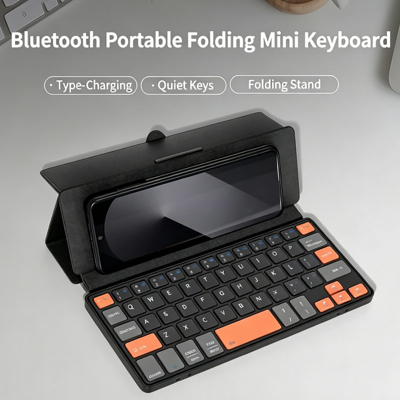 Gaming Keyboard Mobile - Opvouwbaar toetsenbord met touchpad, compact Bluetooth-toetsenbord