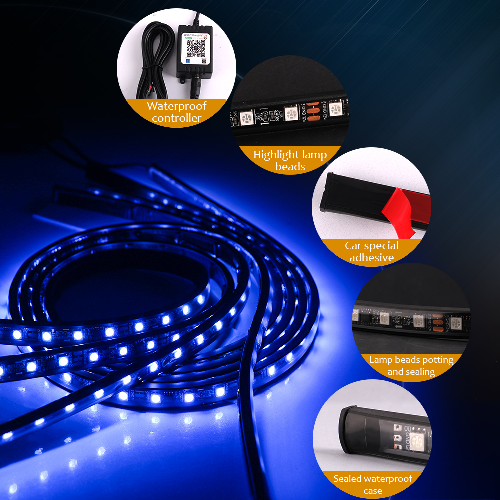 Auto Underglow Led Lights Stri - Rgb Underglow Strip recensie en prijs