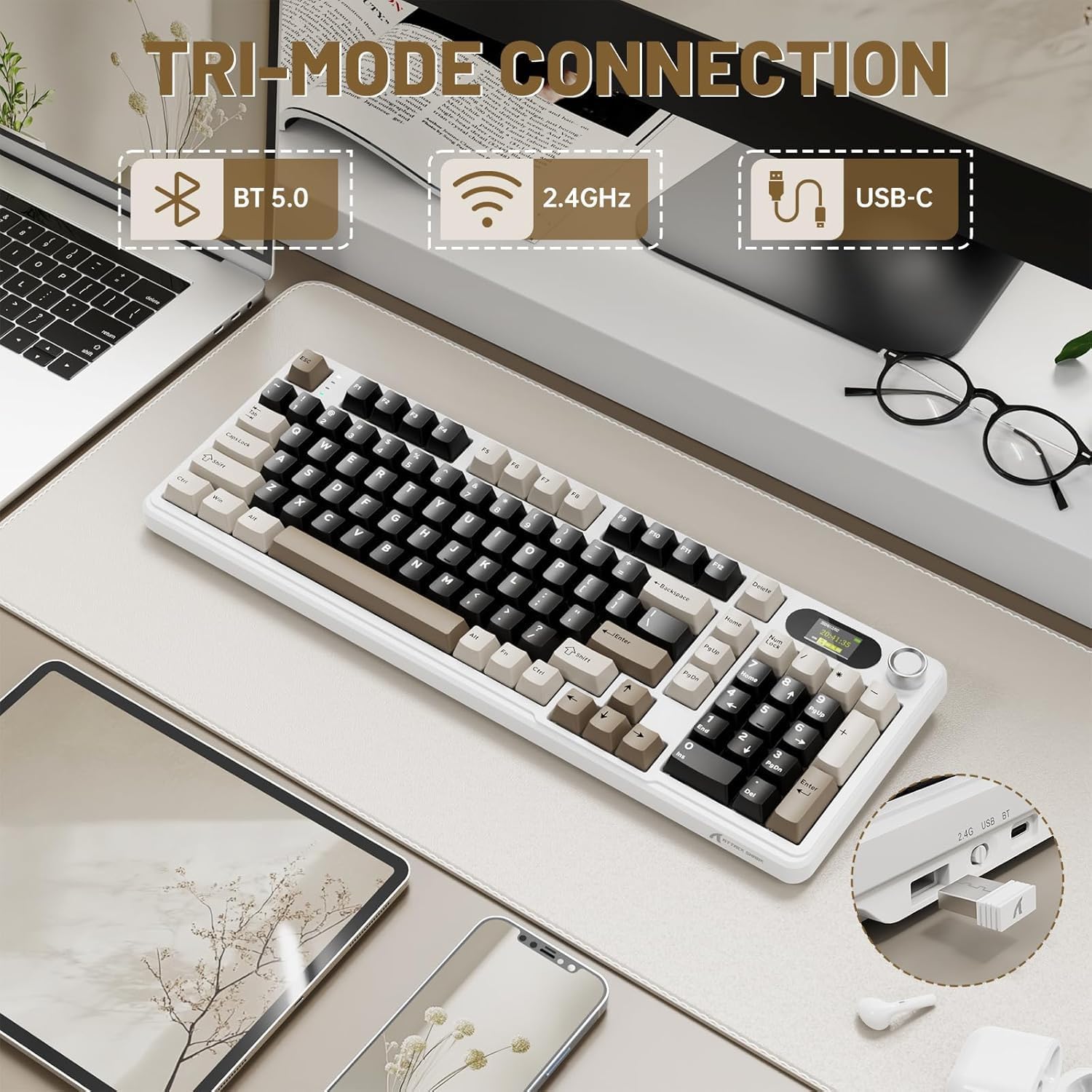 ATTACK SHARK X98Pro Draadloos  - Gaming Keyboard Thocky recensie en prijs