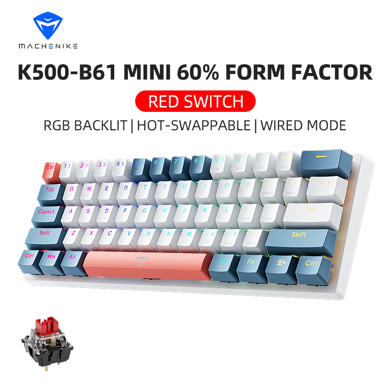 K500-B61 Machenike Mini mechan - Gaming Keyboard Thocky recensie en prijs