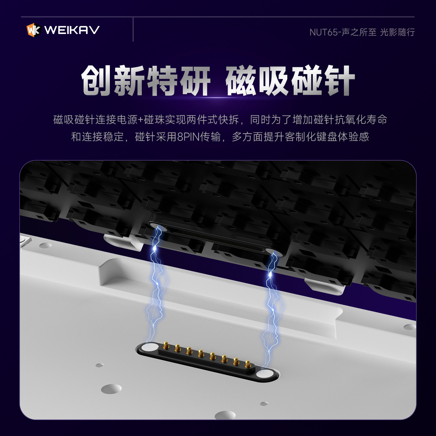 Nieuwe Weikav Nut65 aluminium  - Gaming Keyboard He recensie en prijs