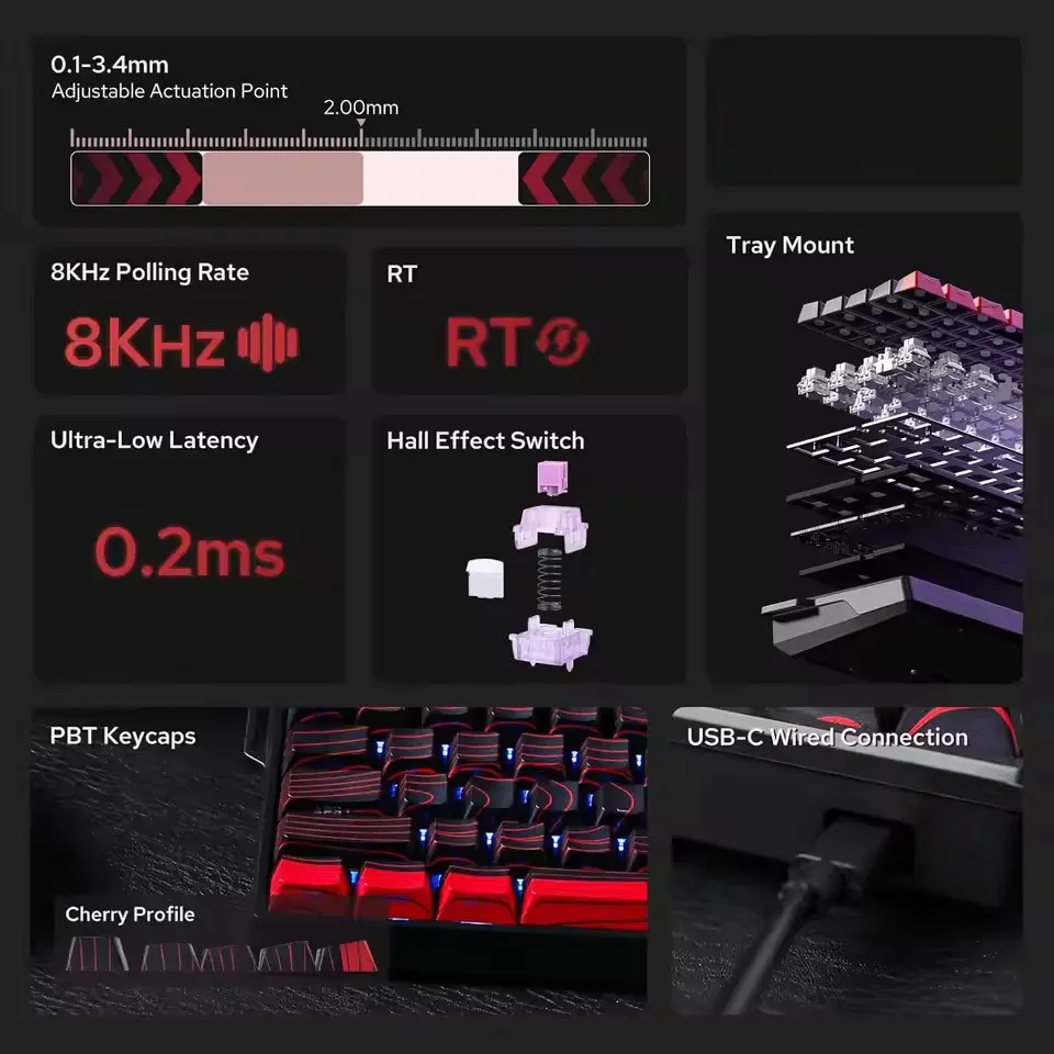 AULA Win60 HE Magnetische scha - Gaming Keyboard Thocky recensie en prijs