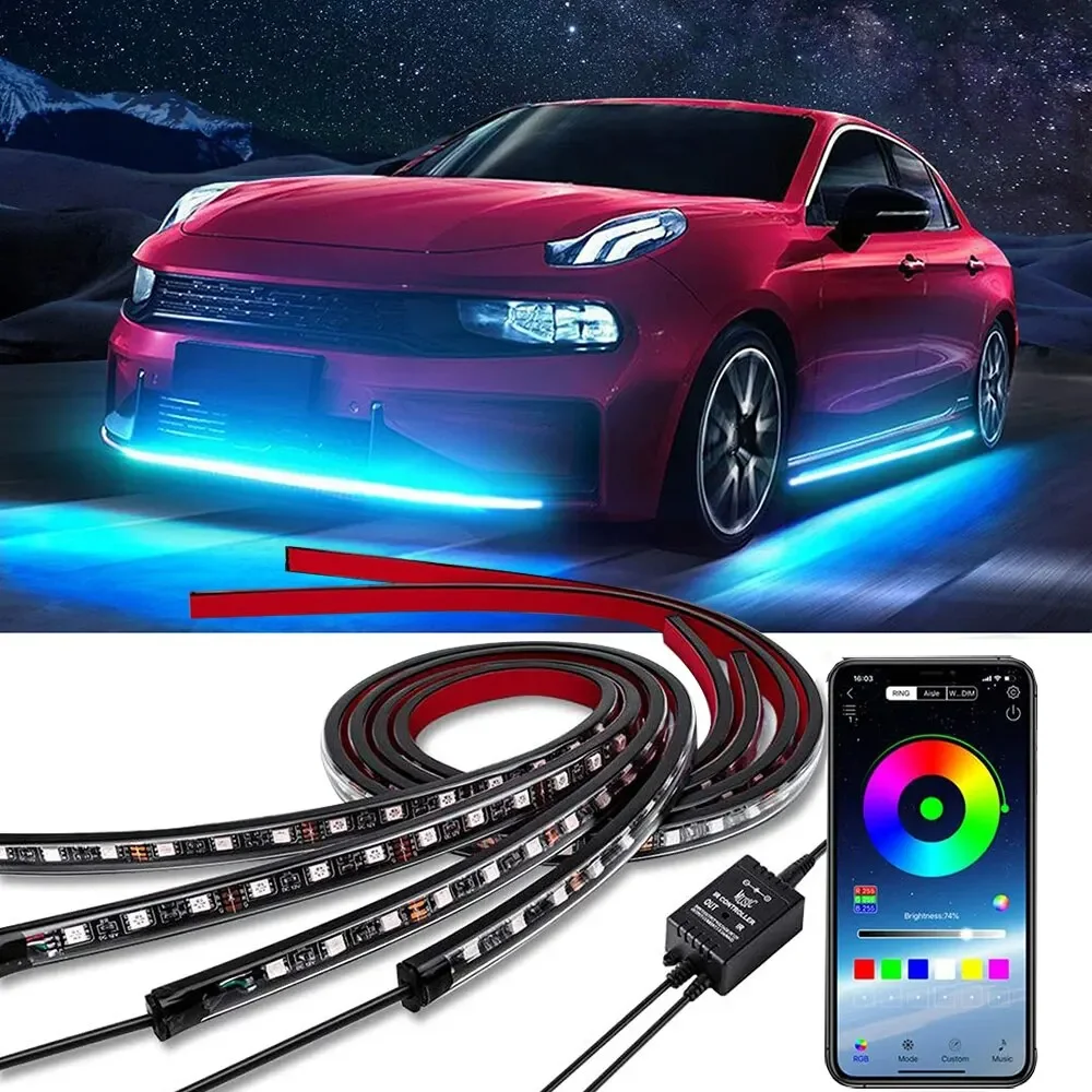 Neon LED RGB Auto Underglow On - Rgb Underglow Strip recensie en prijs