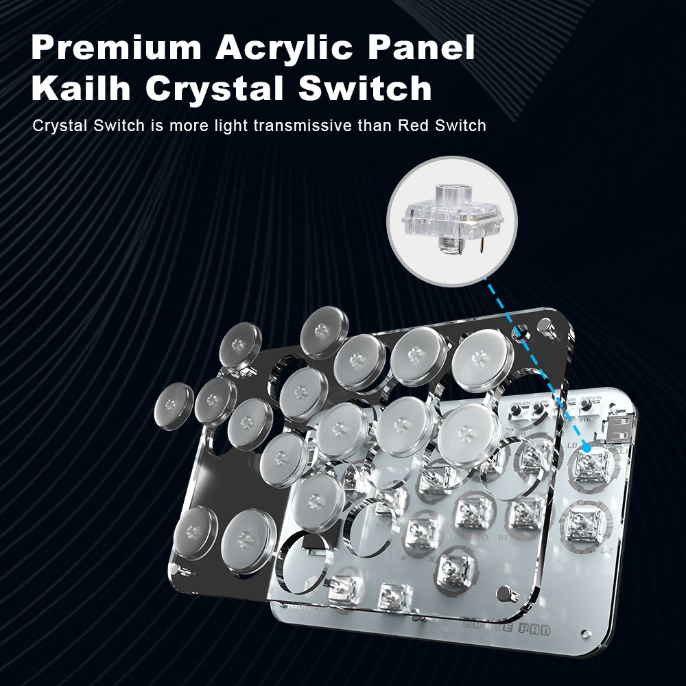 Haute42 Arcade Joystick Hitbox - Gaming Keyboard Bluetooth recensie en prijs