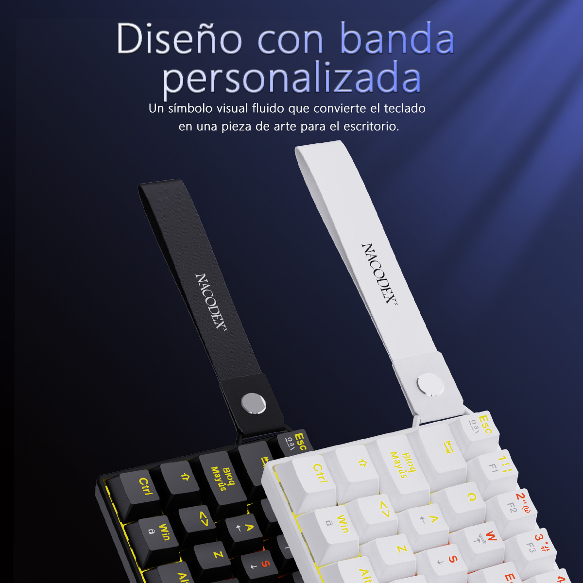 AJAZZ NK61 Spaanse lay-out Bed - Gaming Keyboard Thocky recensie en prijs