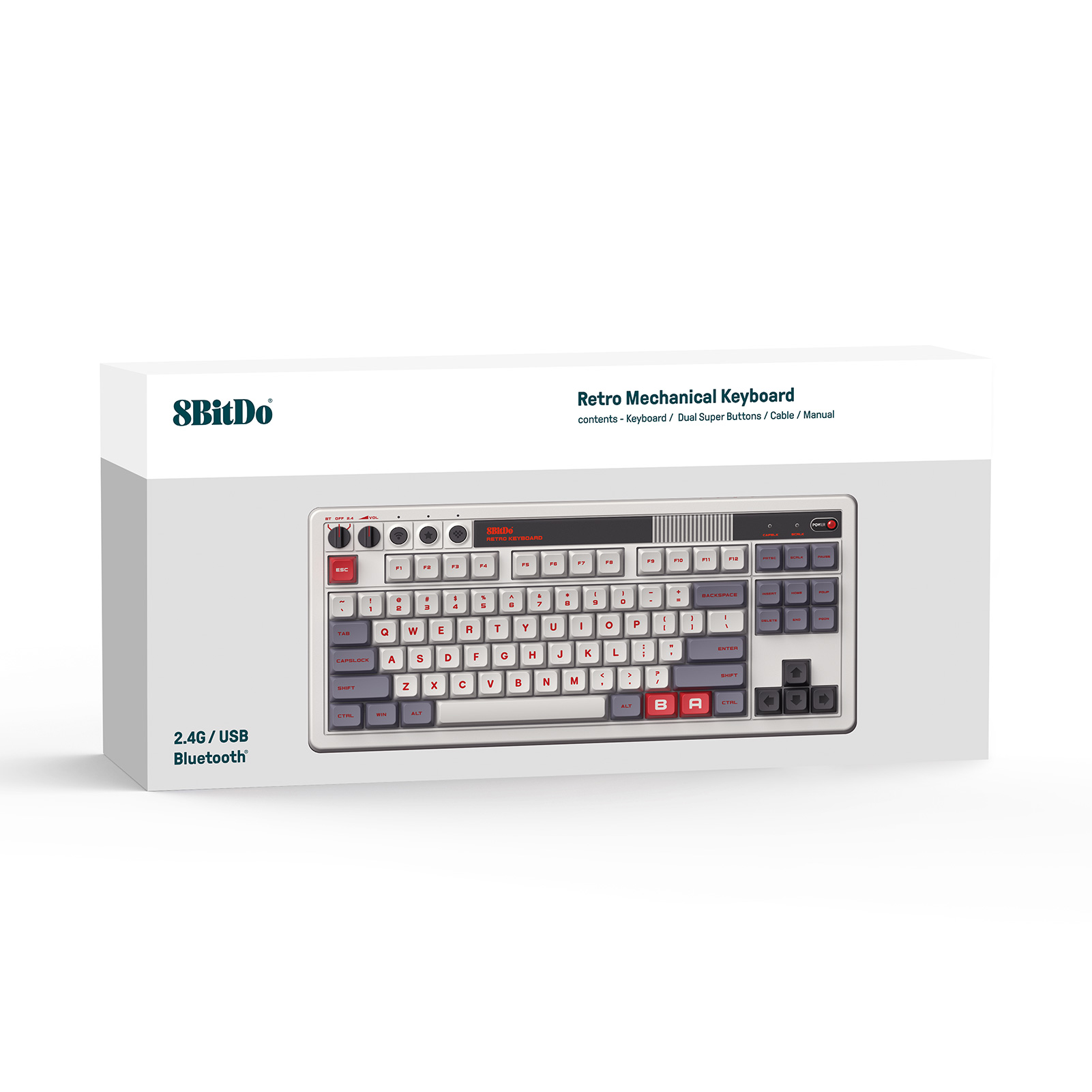 8Bitdo Retro mechanisch toetse - Gaming Keyboard Bluetooth recensie en prijs