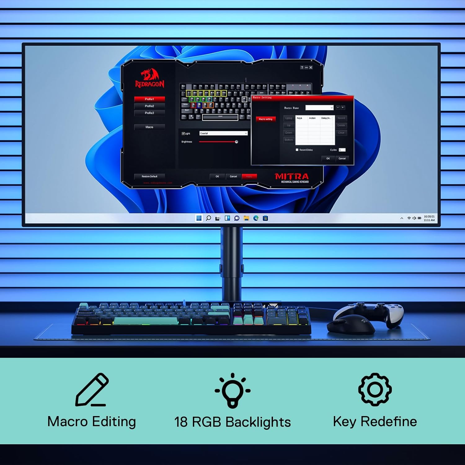 Redragon K582 SE Bedraad RGB 1 - Gaming Keyboard Thocky recensie en prijs