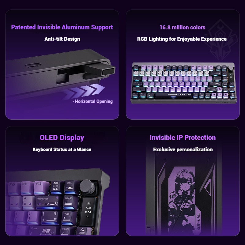 Kleurrijk StarChase 87-toetsen - Gaming Keyboard Magnetic Switches recensie en prijs
